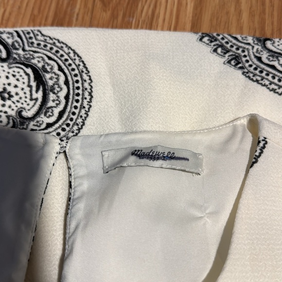Madewell Paisley Drop Dress Size Medium - Picture 5 of 5
